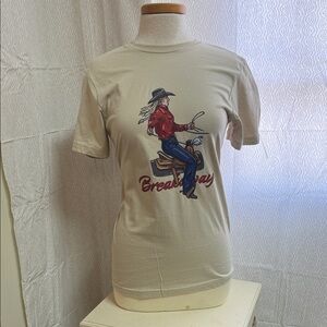 LDS WRANGLIN DAISES Graphic Beige T-Shirt